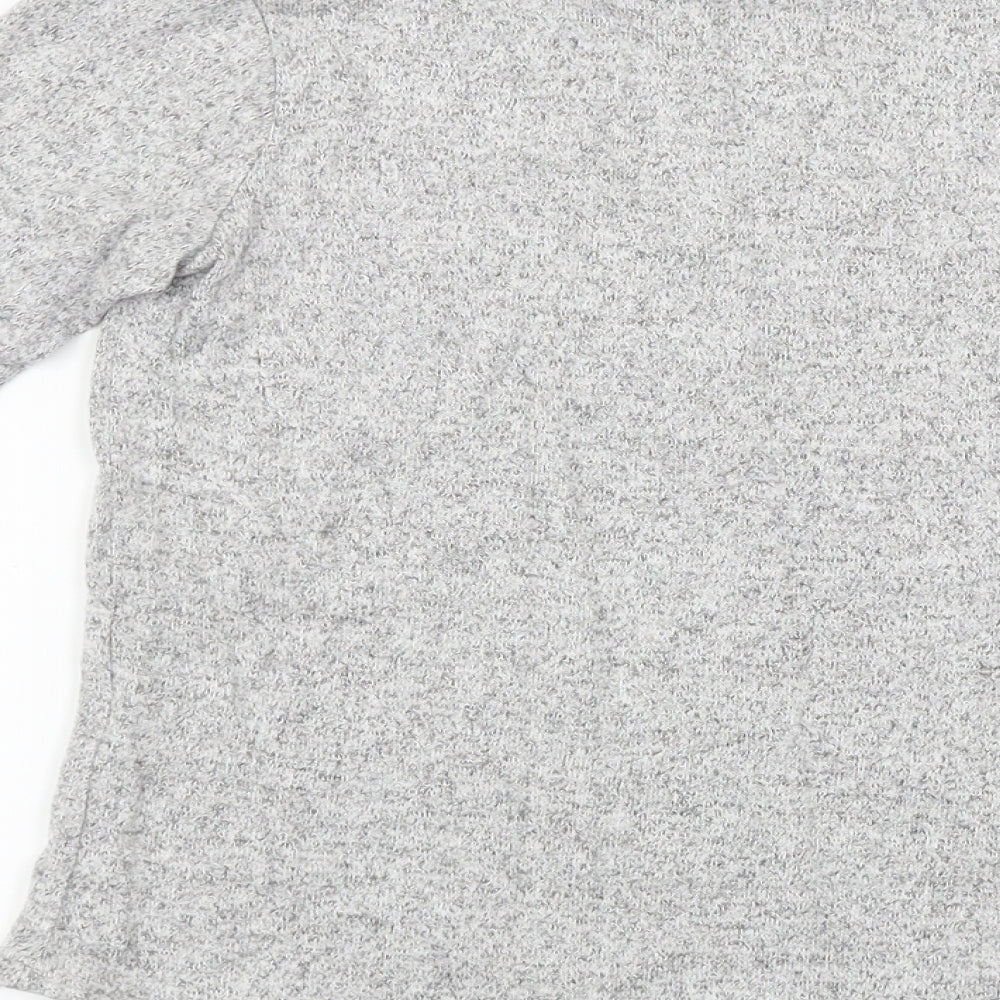 George Girls Grey Basic T-Shirt Size 9 Years