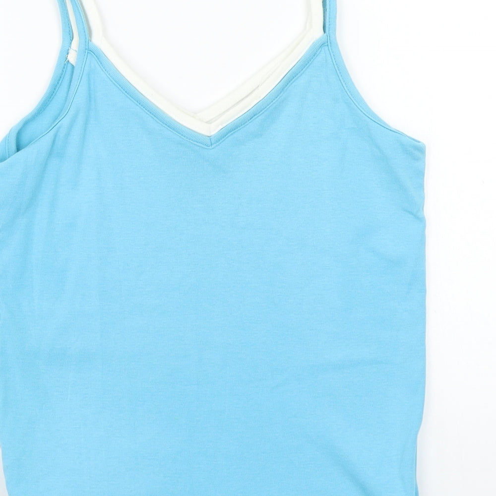CPM Womens Blue Basic T-Shirt Size M