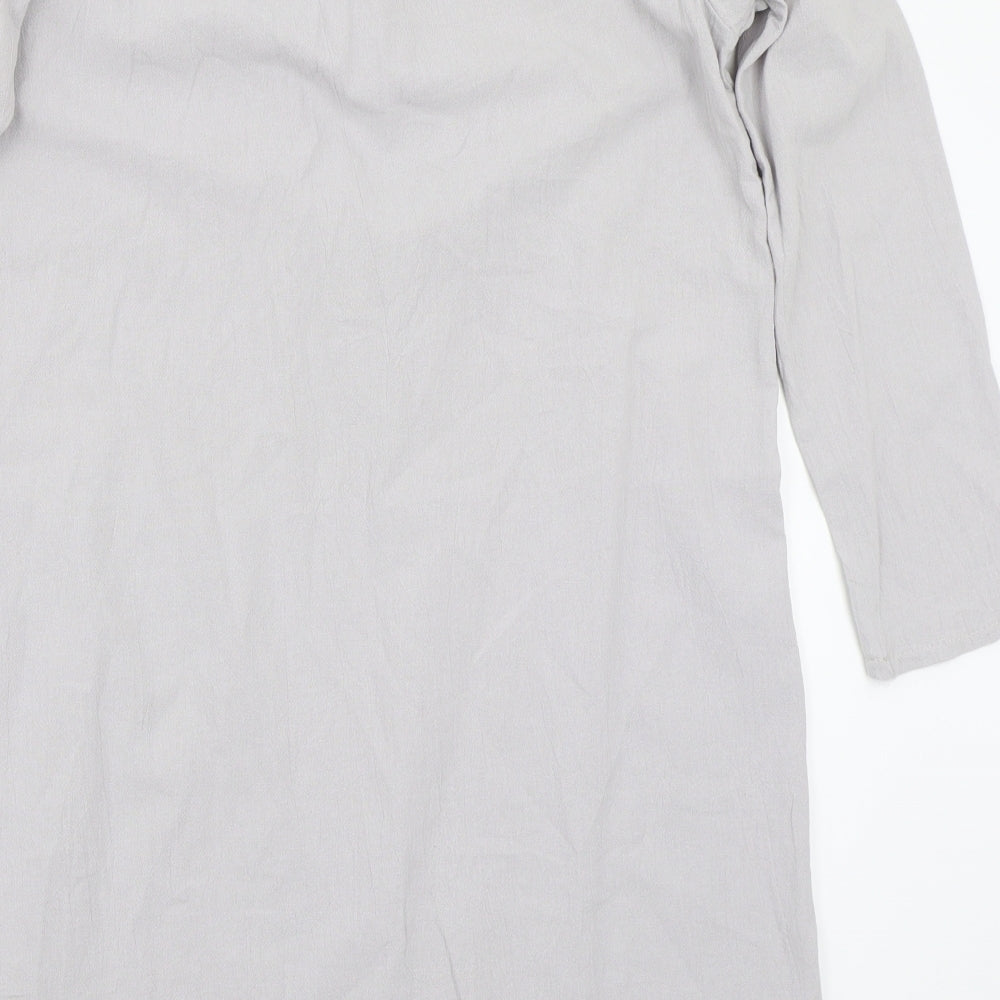 Preworn Womens Grey A-Line Size L