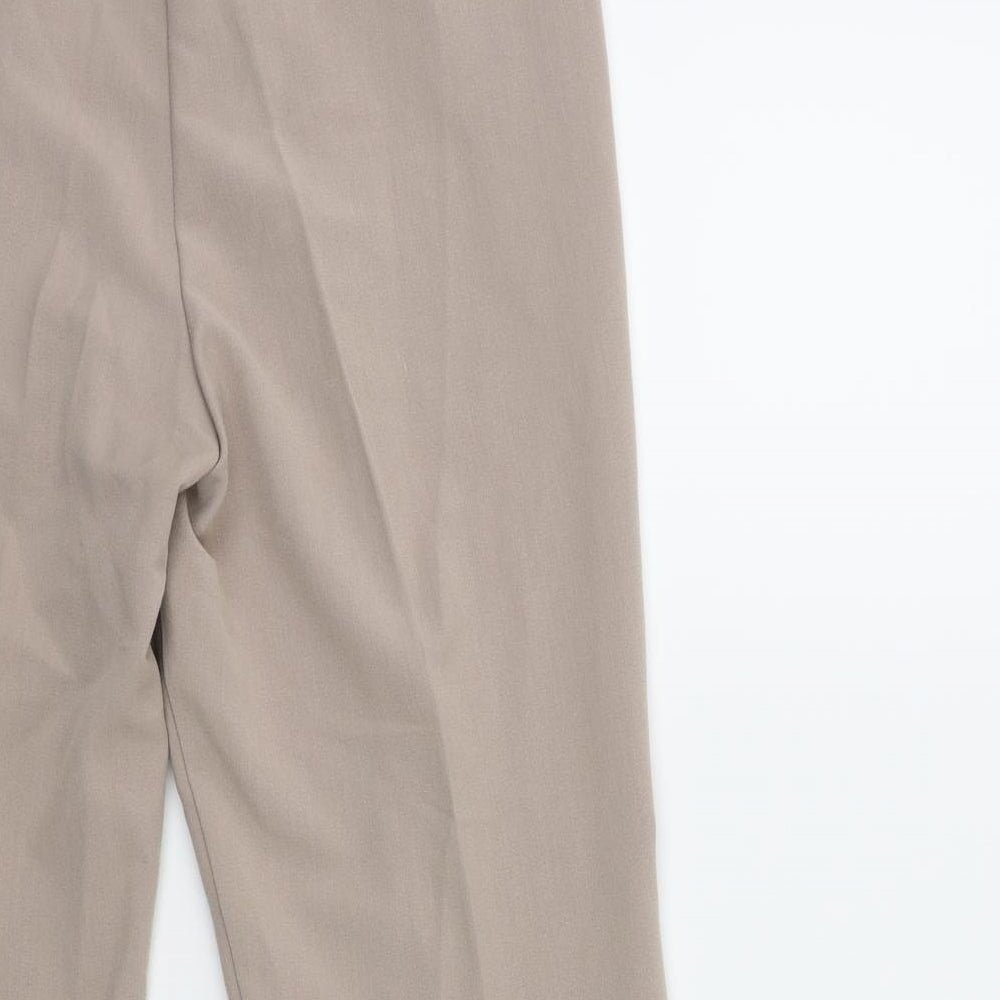 Classics Womens Beige Trousers Size 10 L26 in