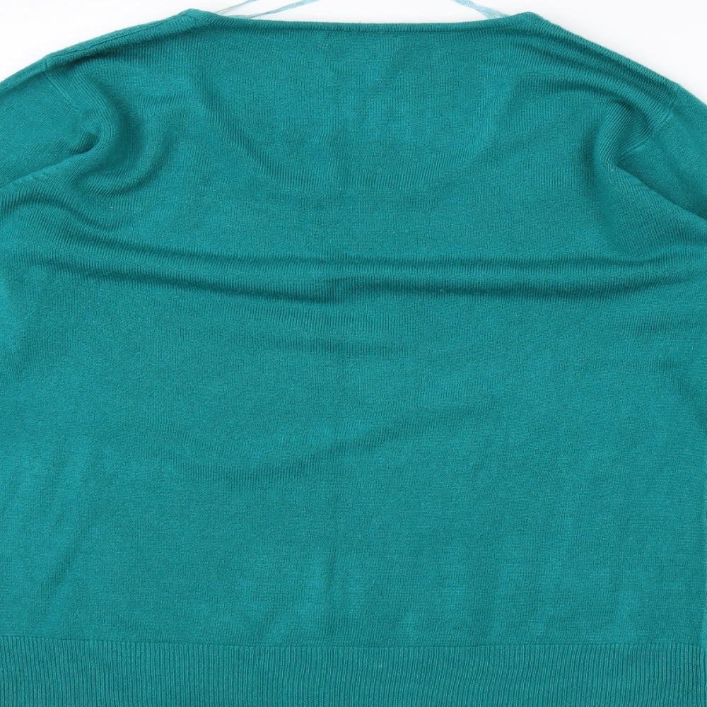 Bonmarché Womens Blue Pullover Jumper Size M