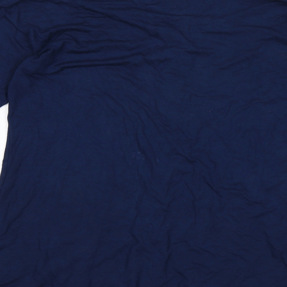 Kit Clothing Womens Blue Jersey T-Shirt Size XL