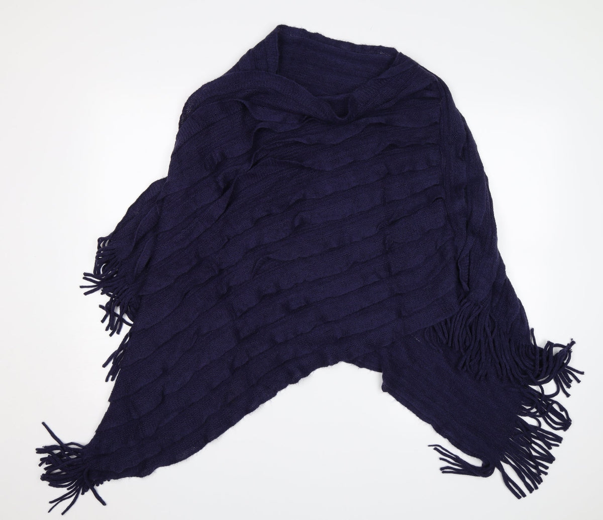 Preworn Unisex Blue Shawl/Wrap