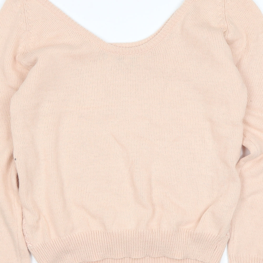 newlook Womens Pink Pullover Jumper Size 14