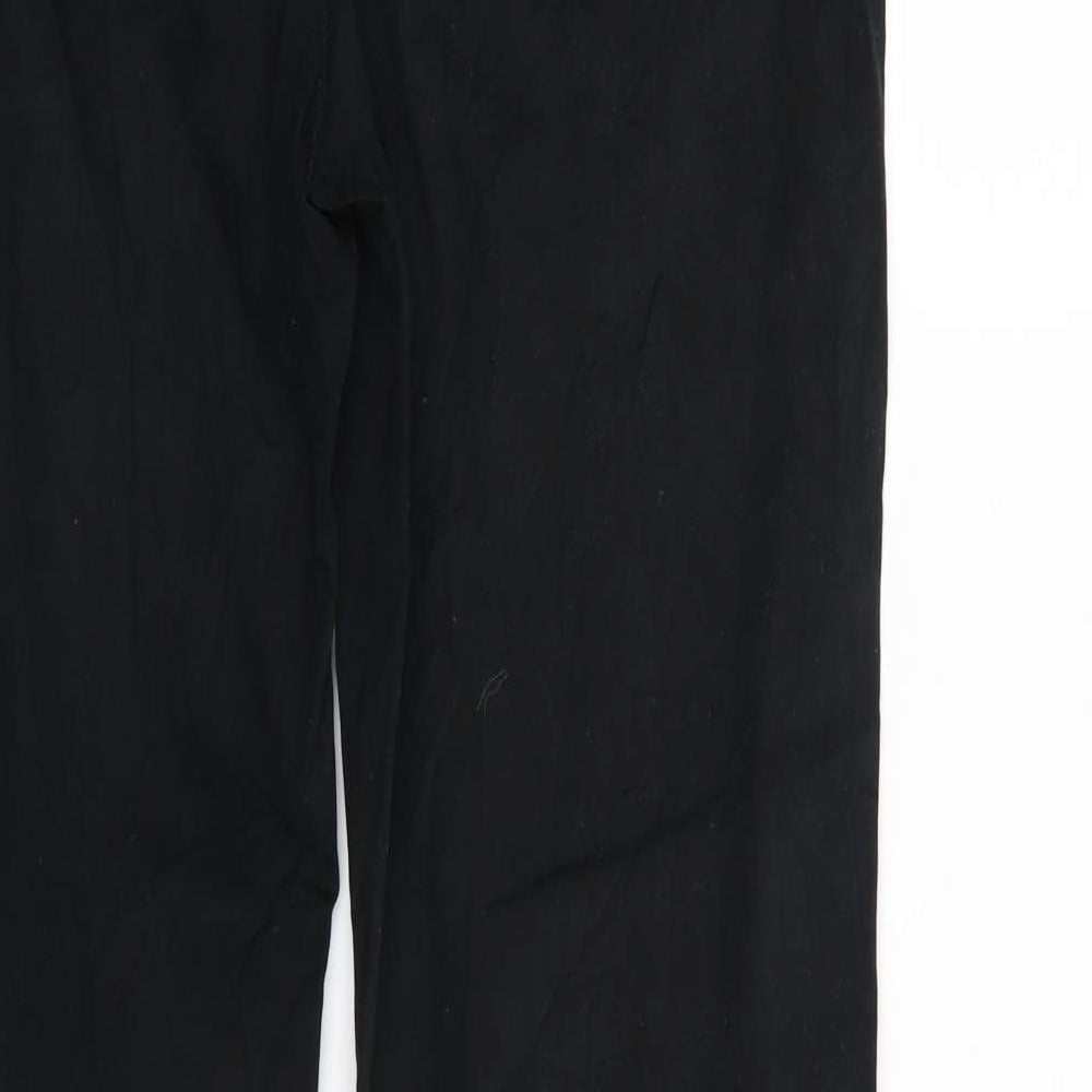 ESPIRIT Womens Black Denim Straight Jeans Size 12 L29 in