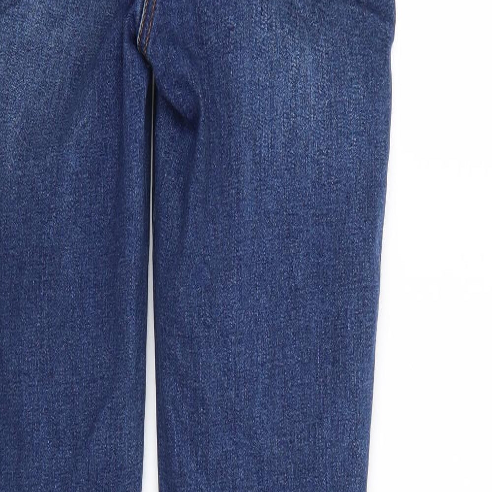/Denim Womens Blue Denim Tapered Jeans Size 8 L25 in