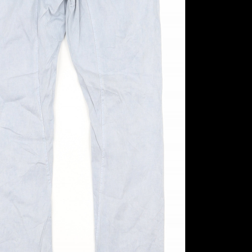 Preworn Womens Blue Skinny Jeans Size 34 L28 in