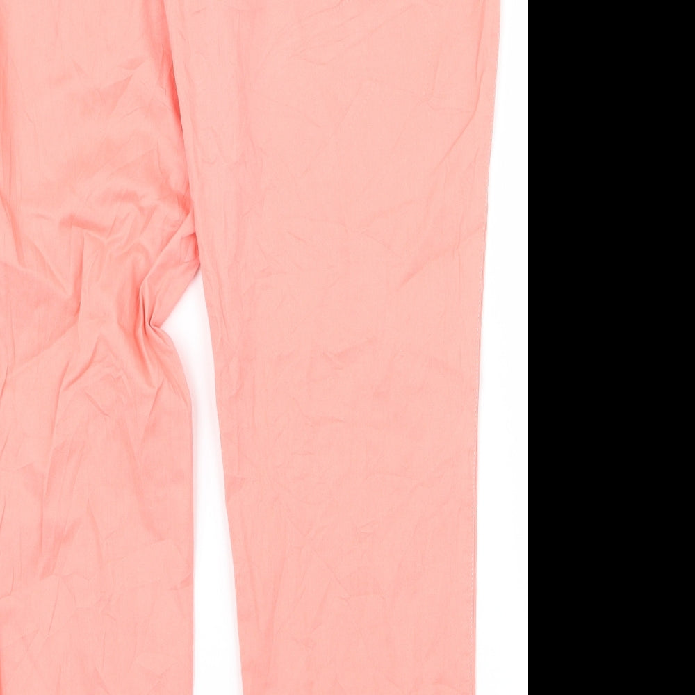 F&F Womens Pink Snow Pants Trousers Size 14 L24 in