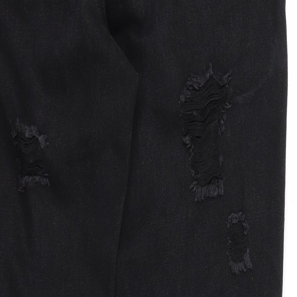 misguided Womens Black Skinny Jeans Size 8 L26 in