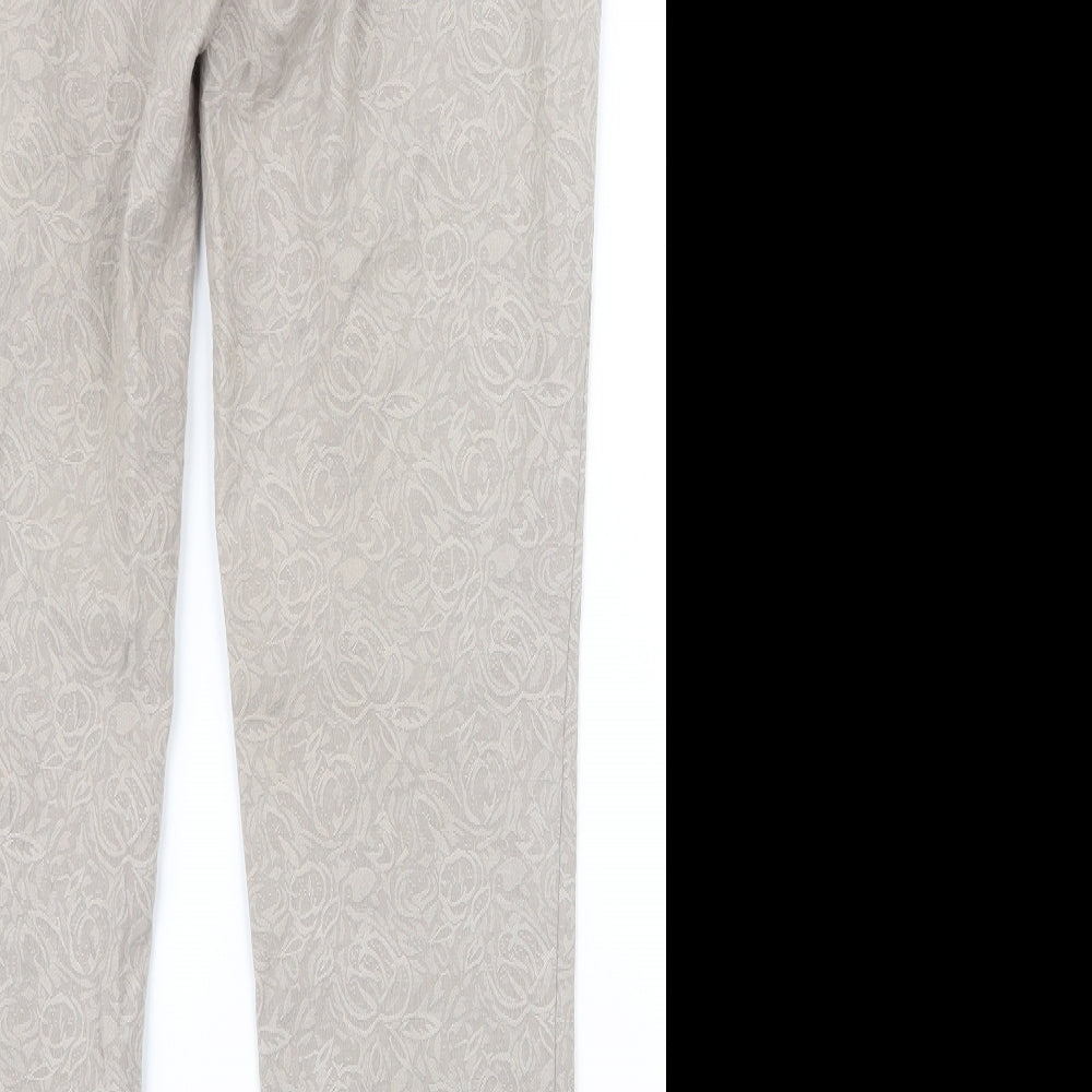 NEXT Womens Beige Trousers Size 10 L26 in