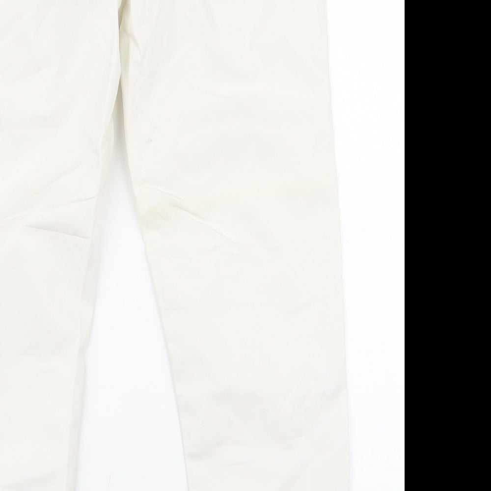 H&M Womens White Bootcut Jeans Size 30 L20 in - v