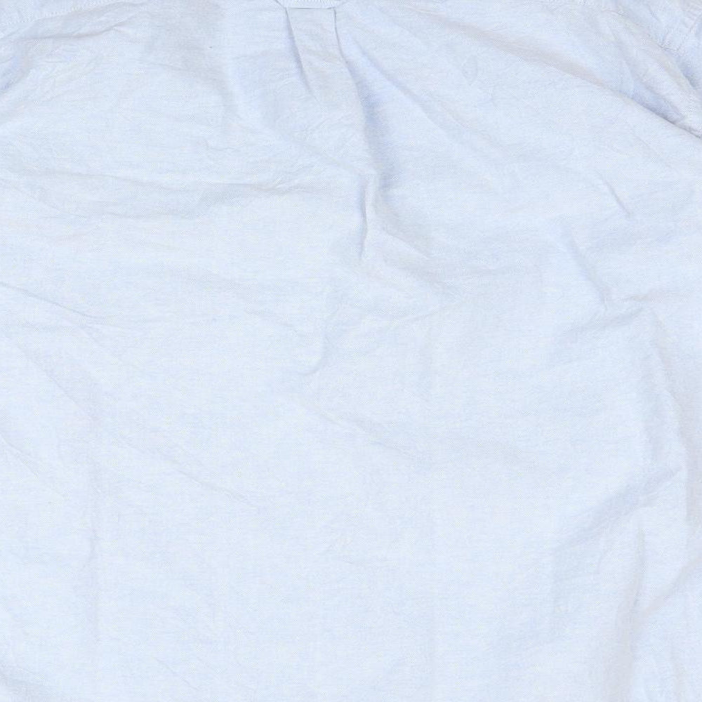F&F Mens Blue Button-Up Size L