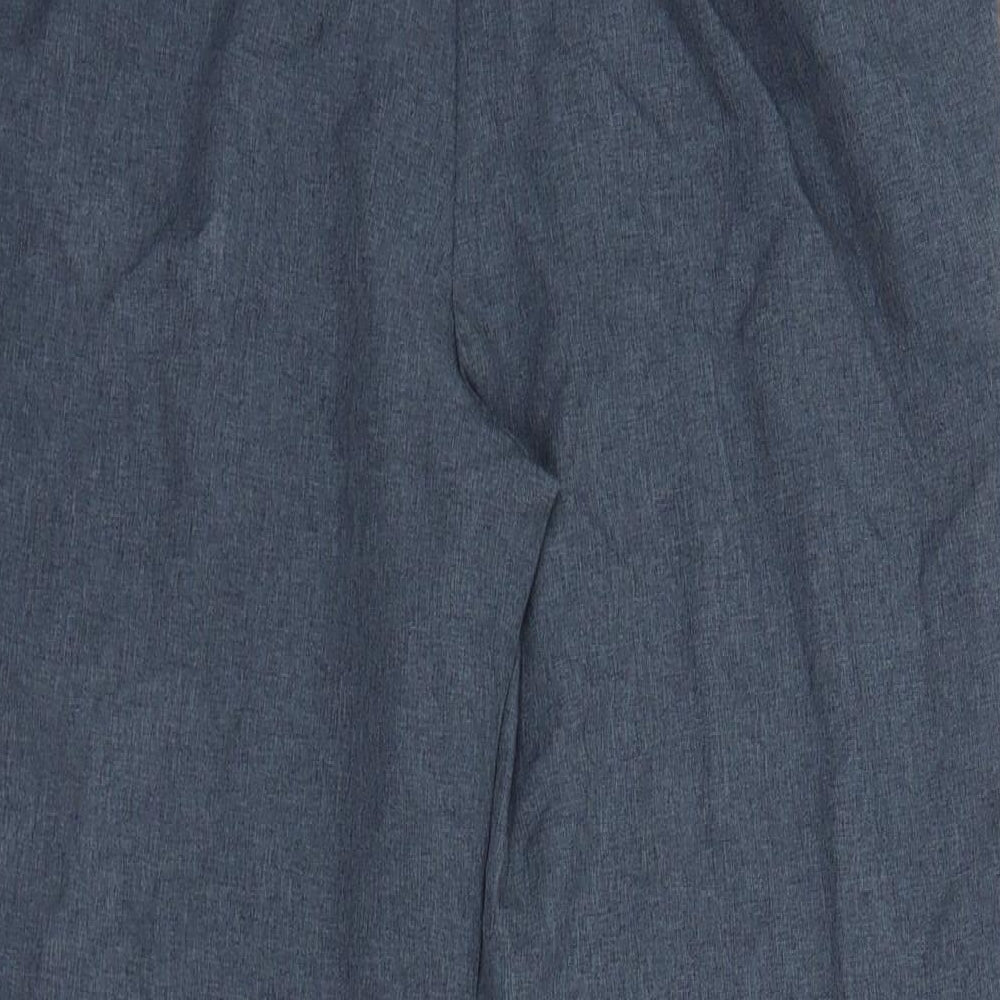 Bonmarché Womens Blue Trousers Size 14 L24 in