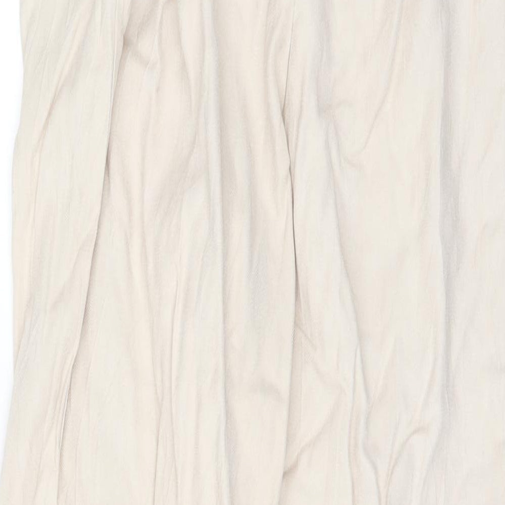 New Look Womens Beige Trousers Size 8 L29 in