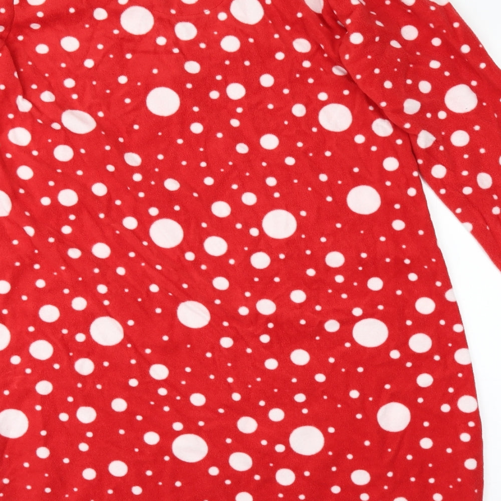 Secret Possesions Womens Red Polka Dot Top Dress Size 10