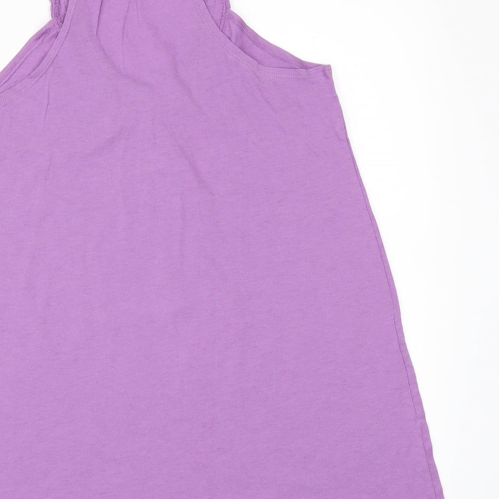 Gap Womens Purple Basic T-Shirt Size XS