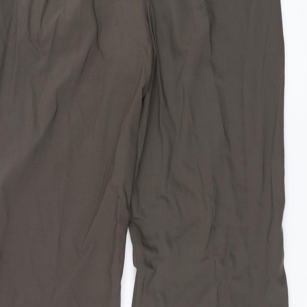Marks and Spencer Womens Green Trousers Size 16 L30 in