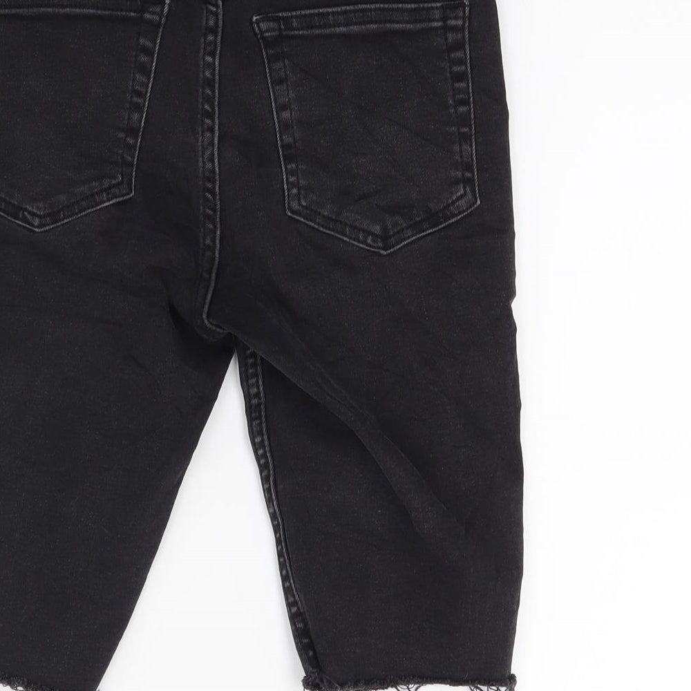 BDC Womens Black Denim Bermuda Shorts Size 26 in