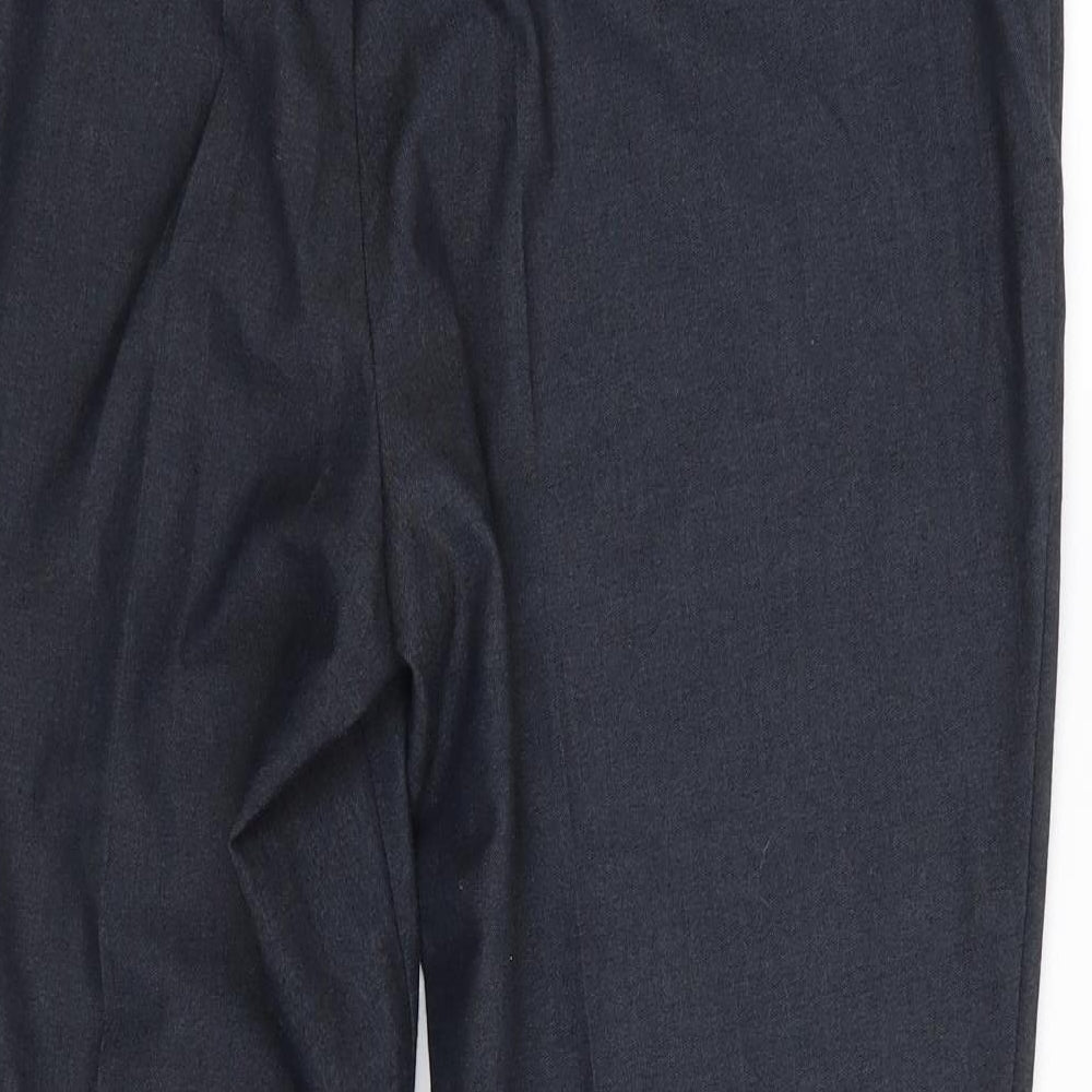 Marks & Spencer Womens Grey Trousers Size 16 L25 in