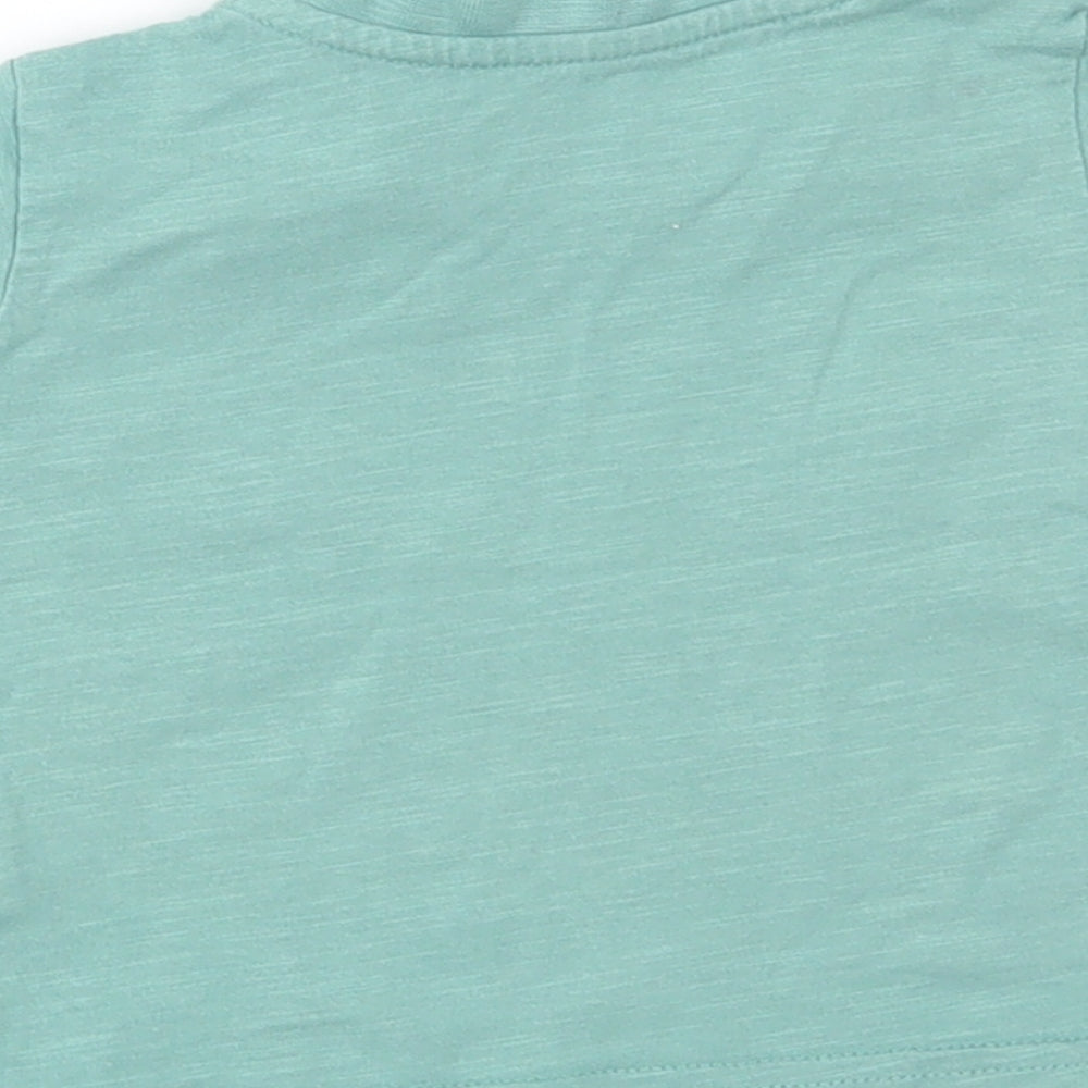 Primark Boys Green Basic T-Shirt Size 6-9 Months