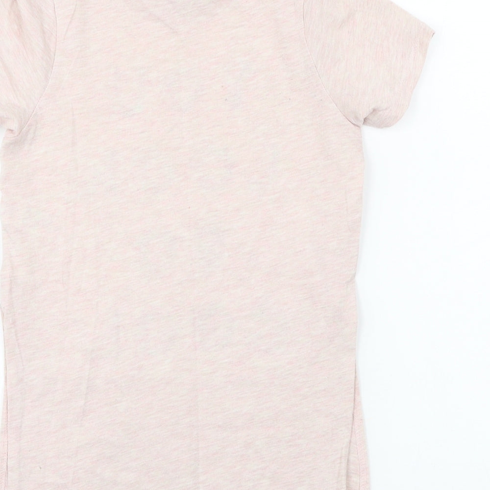Matalan Girls Pink Basic T-Shirt Size 6 Years