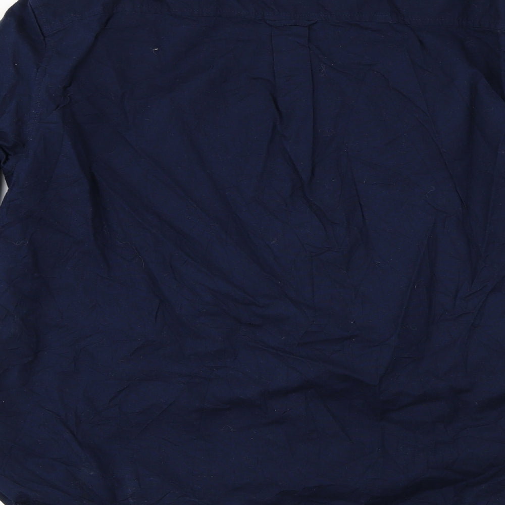 Burton Mens Blue Button-Up Size L