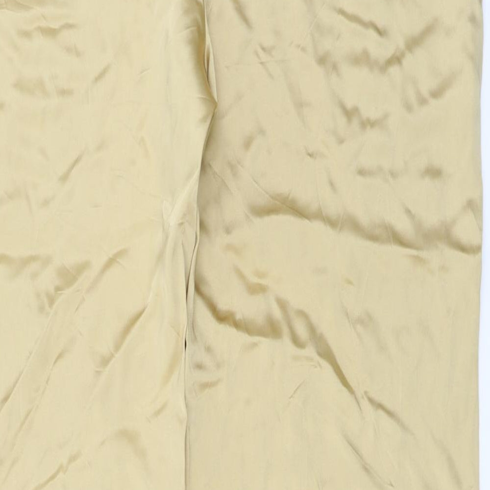 Episode Womens Yellow Trousers Size 16 L31 in