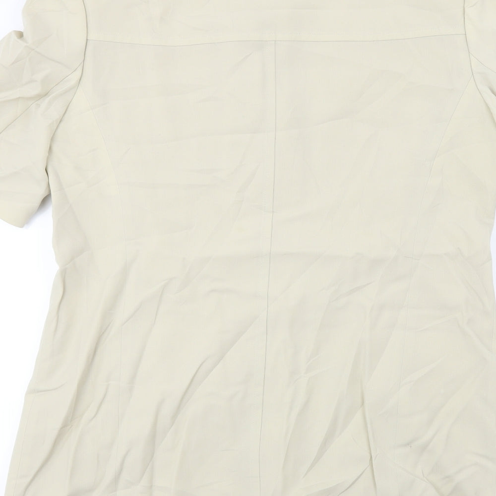 ara Womens Beige Jacket Coat Size 12