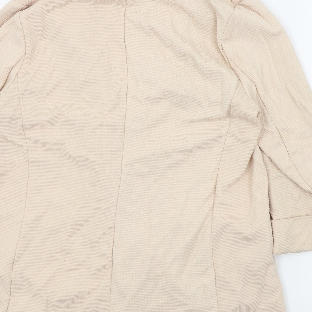 New Look Womens Pink Jacket Coatigan Size 12