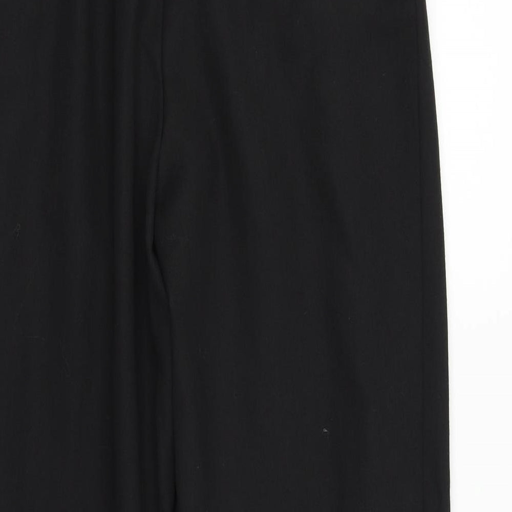 linge chouvati Womens Black Trousers Size 10 L28 in