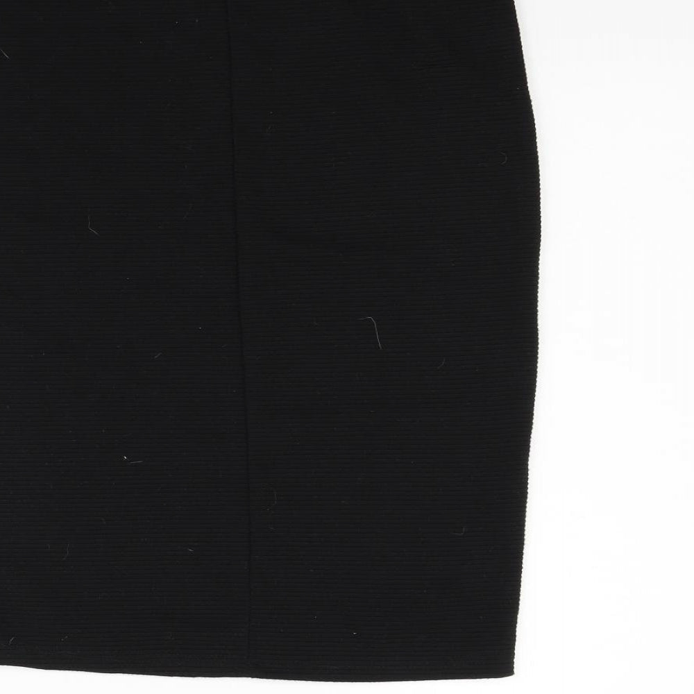 Primark Womens Black Flare Skirt Size 14