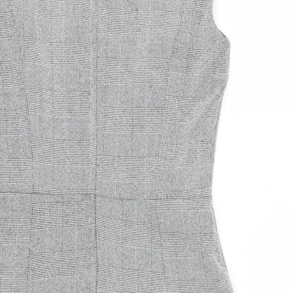 H&M Womens Grey A-Line Size 12