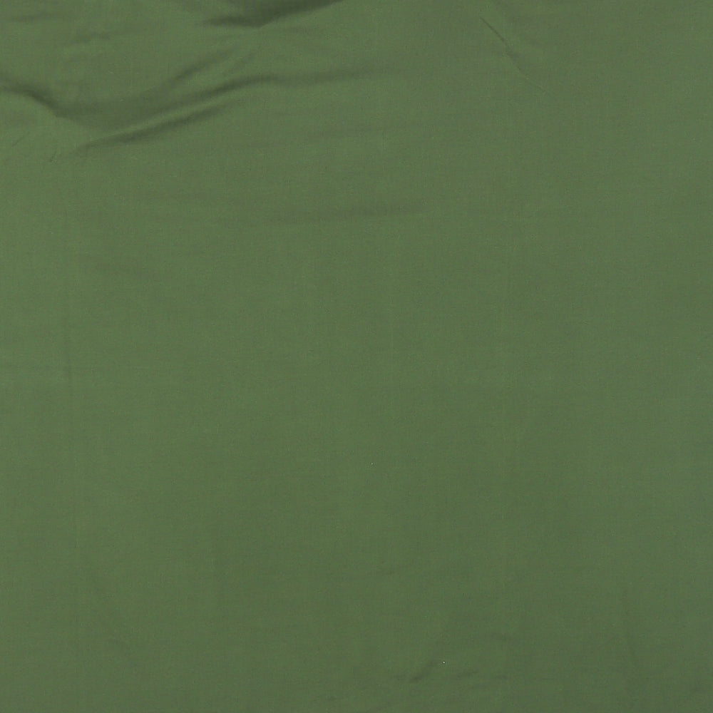 Preworn Womens Green Basic Blouse Size 2XL