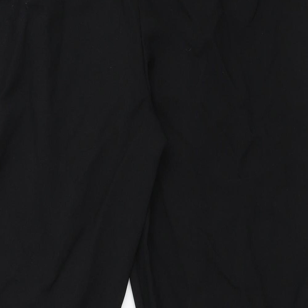 ASOS Womens Black Cropped Trousers Size 8 L23 in