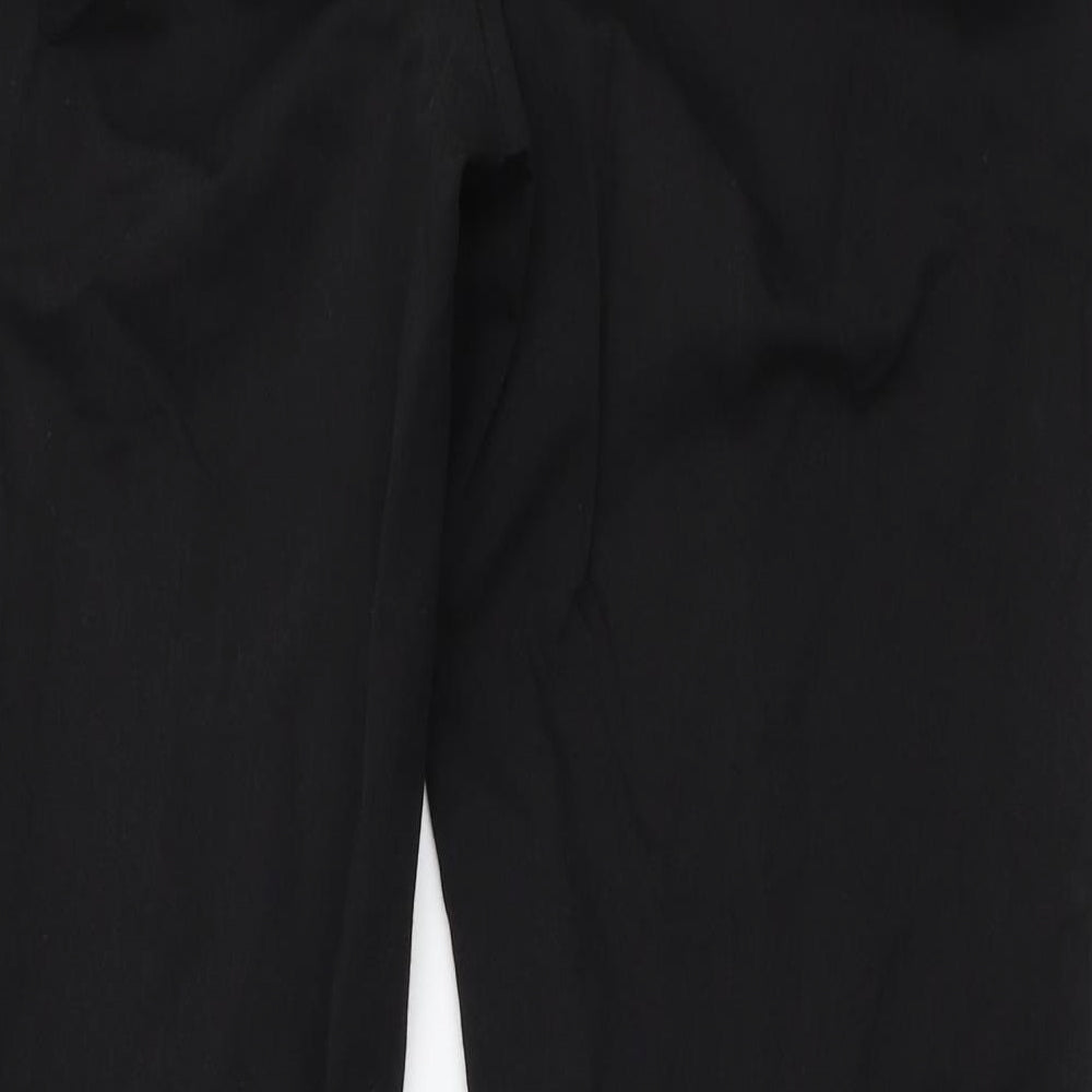 Atmosphere Womens Black Trousers Size 6 L27.5 in