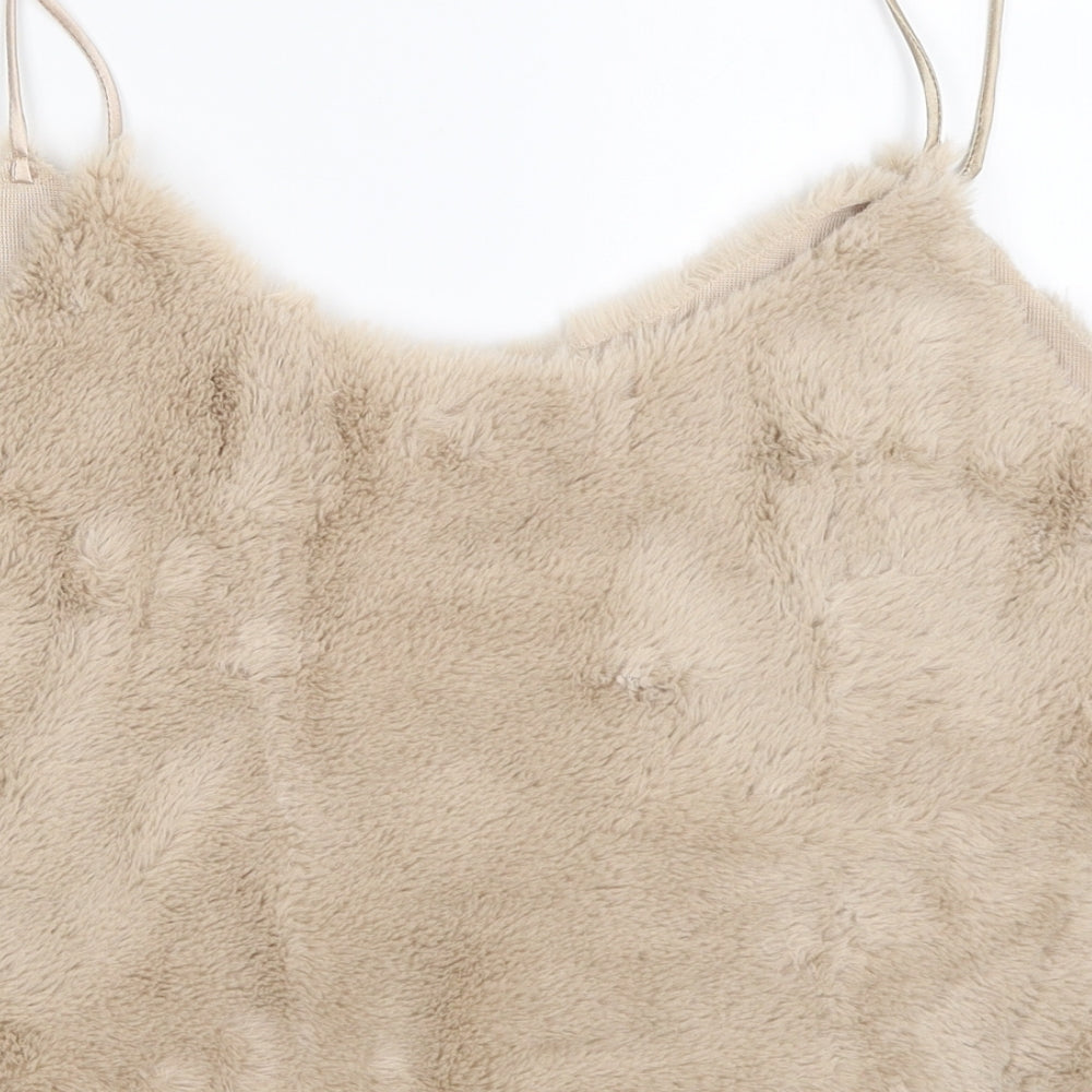 FOREVER 21 Womens Beige Camisole Blouse Size S