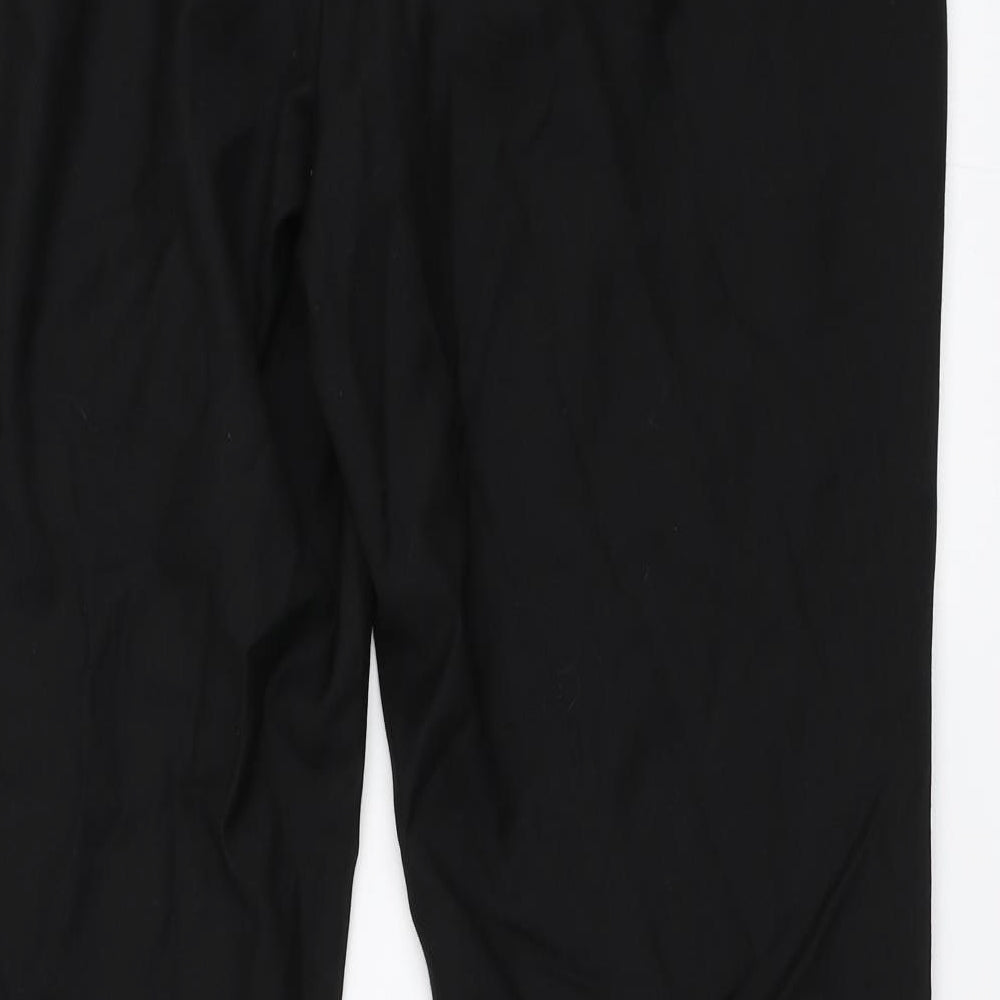 Burton Mens Black Trousers Size 32 in L31 in