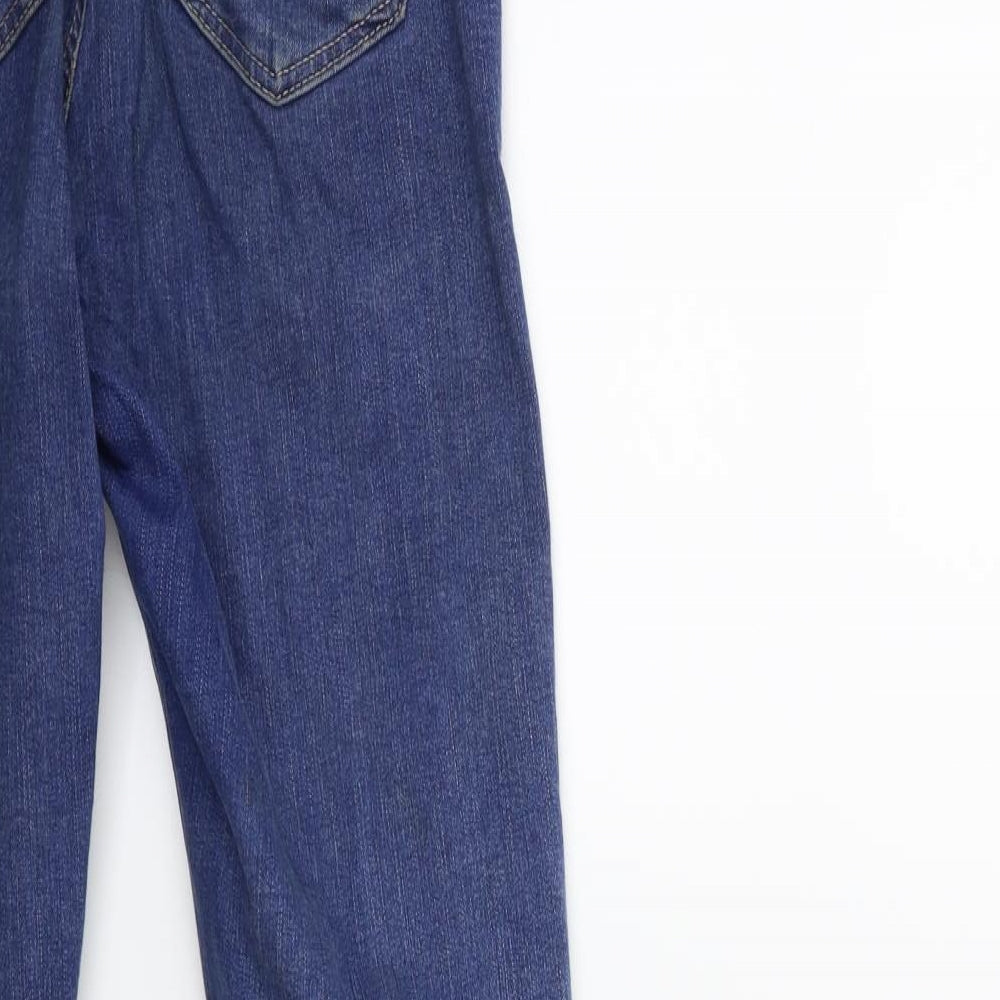 Topshop Womens Blue Denim Skinny Jeans Size 26 in L32 in