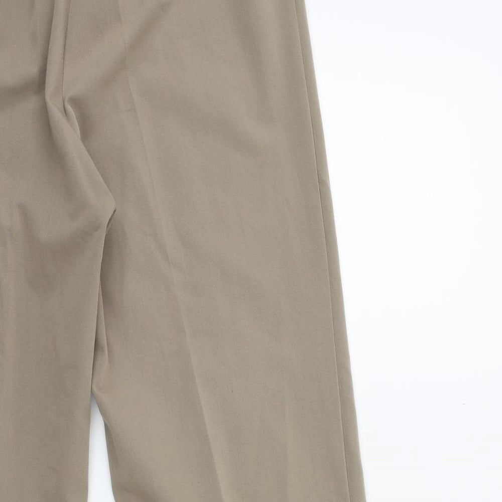 Preworn Womens Brown Trousers Size 32 in L28 in
