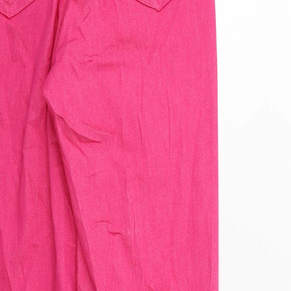 Marks & Spencer Womens Pink Denim Jegging Jeans Size 6 L28 in