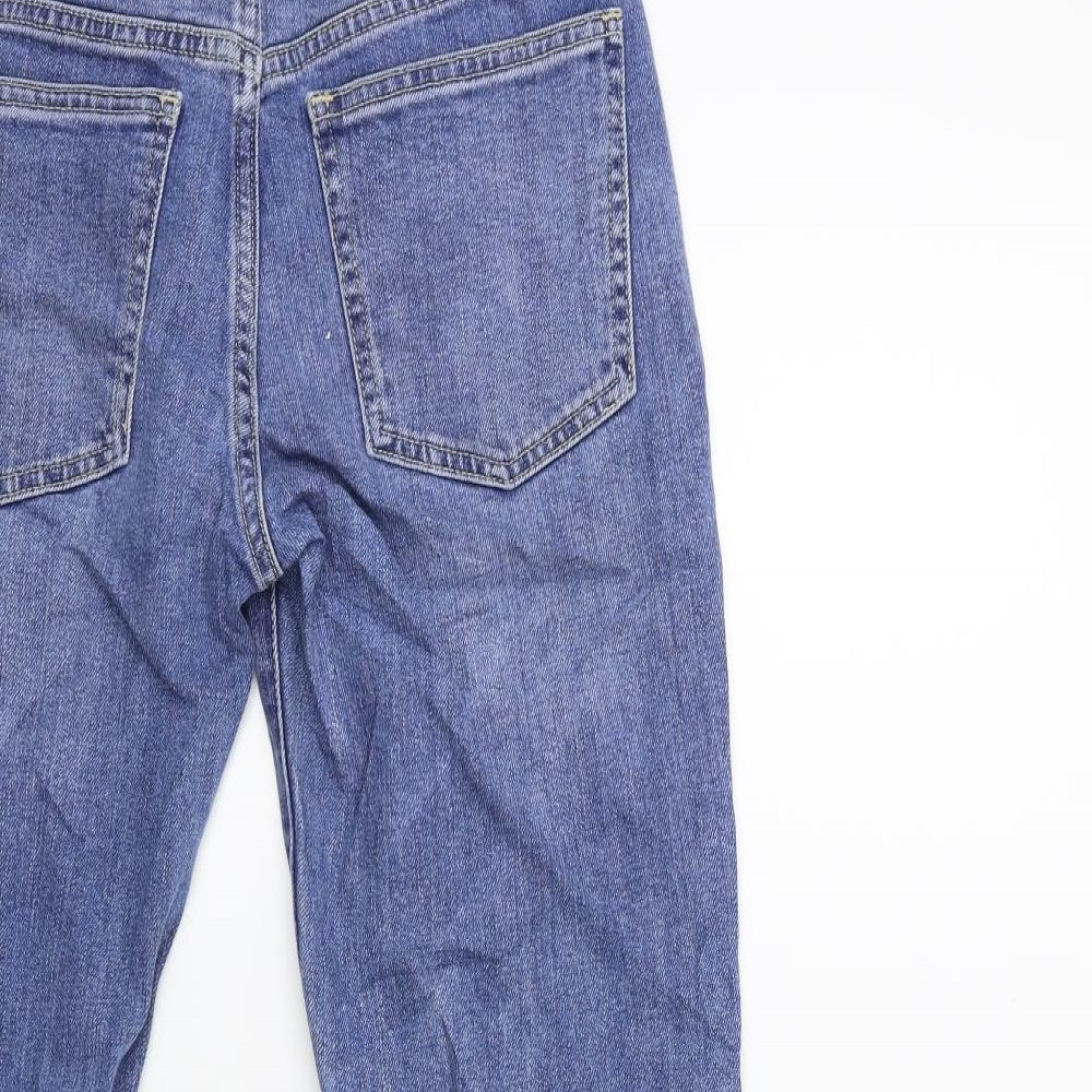 Gap Womens Blue Denim Straight Jeans Size 28 in L26 in