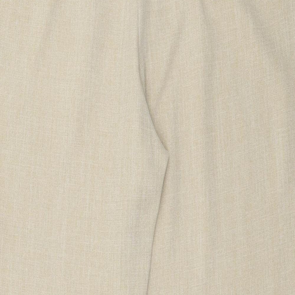 Premier Collection Womens Beige Trousers Size 16 L27 in
