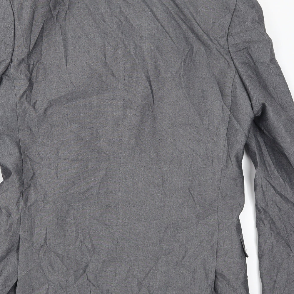 Limehaus Mens Grey Jacket Suit Jacket Size 36
