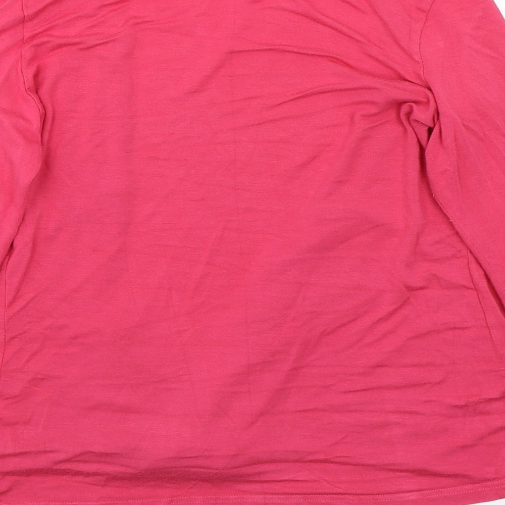 Loungerie Womens Pink Cardigan Jumper Size M