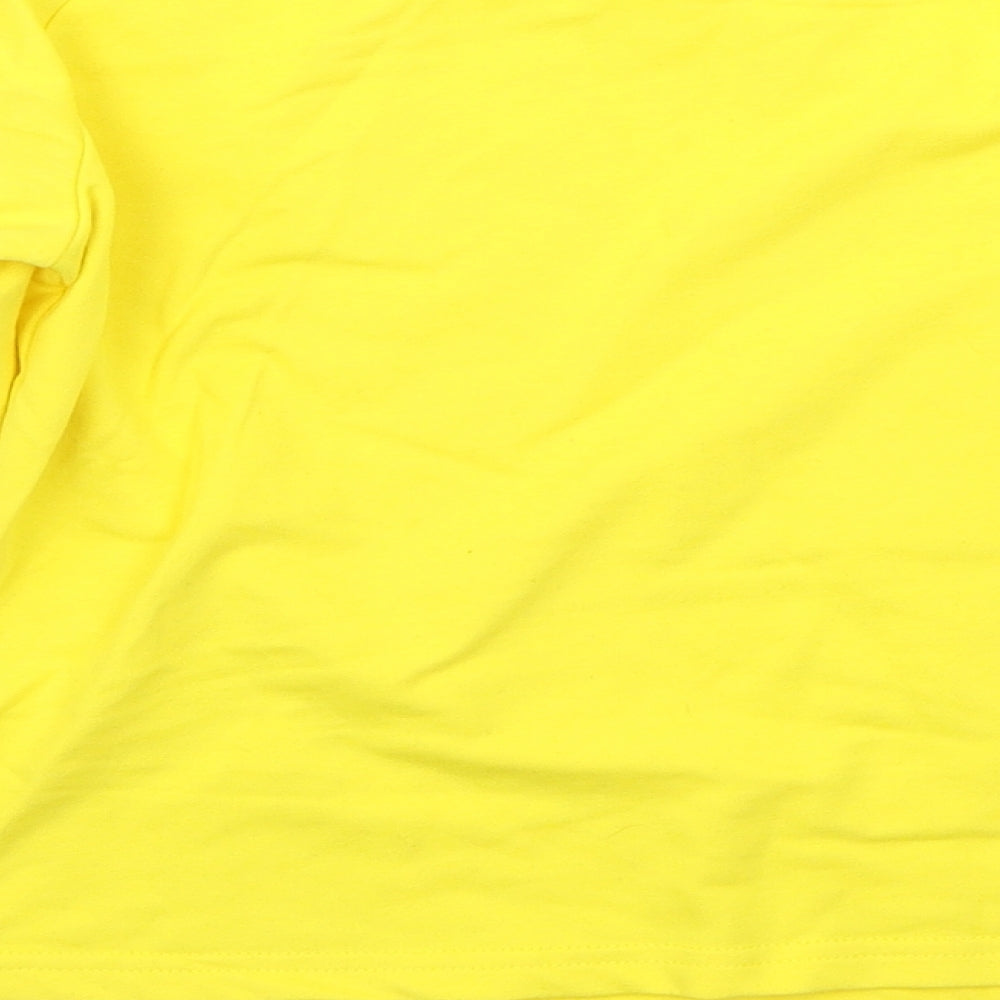 Preworn Girls Yellow Rayon Pullover Jumper Size S