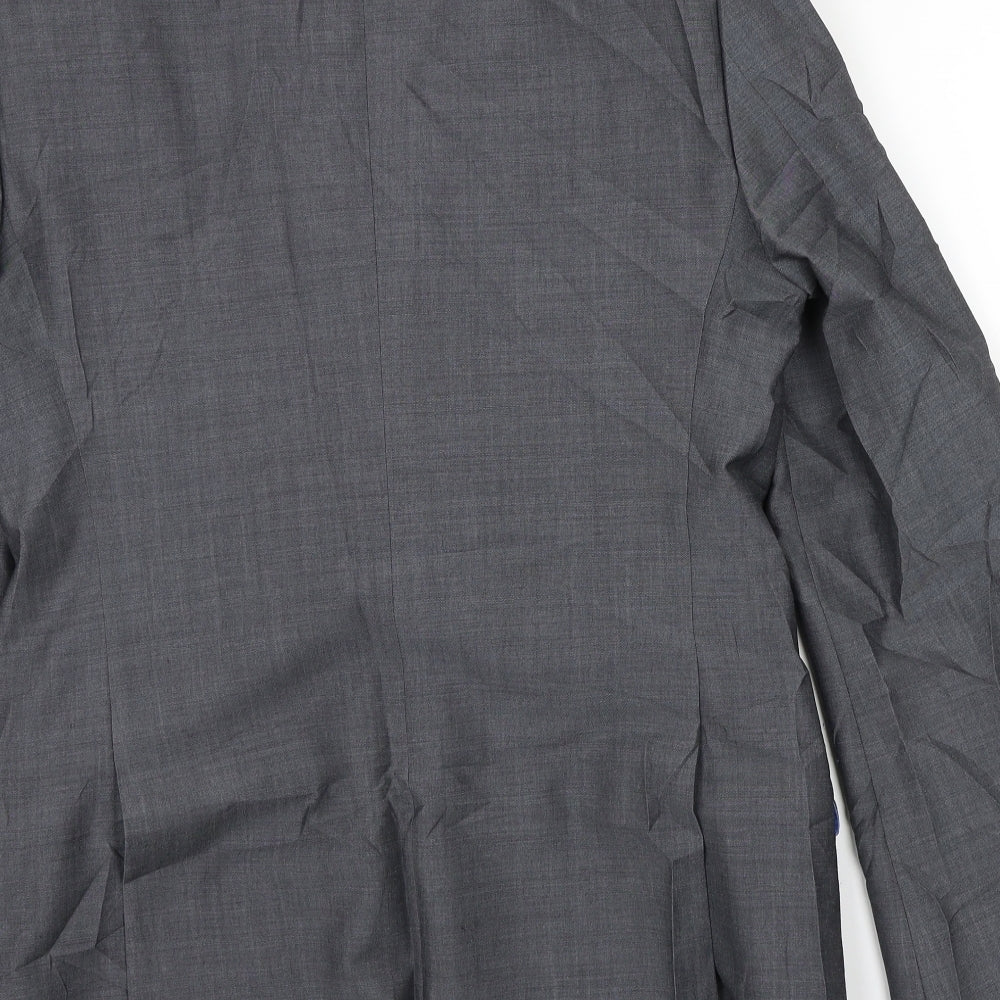 Marks & Spencer Mens Grey Jacket Suit Jacket Size 38