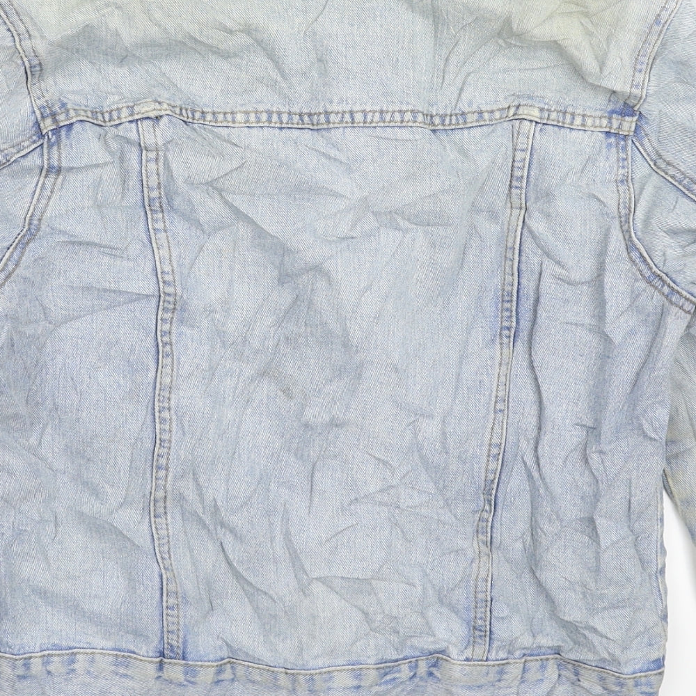 Missguided Womens Blue Denim Jacket Size 8