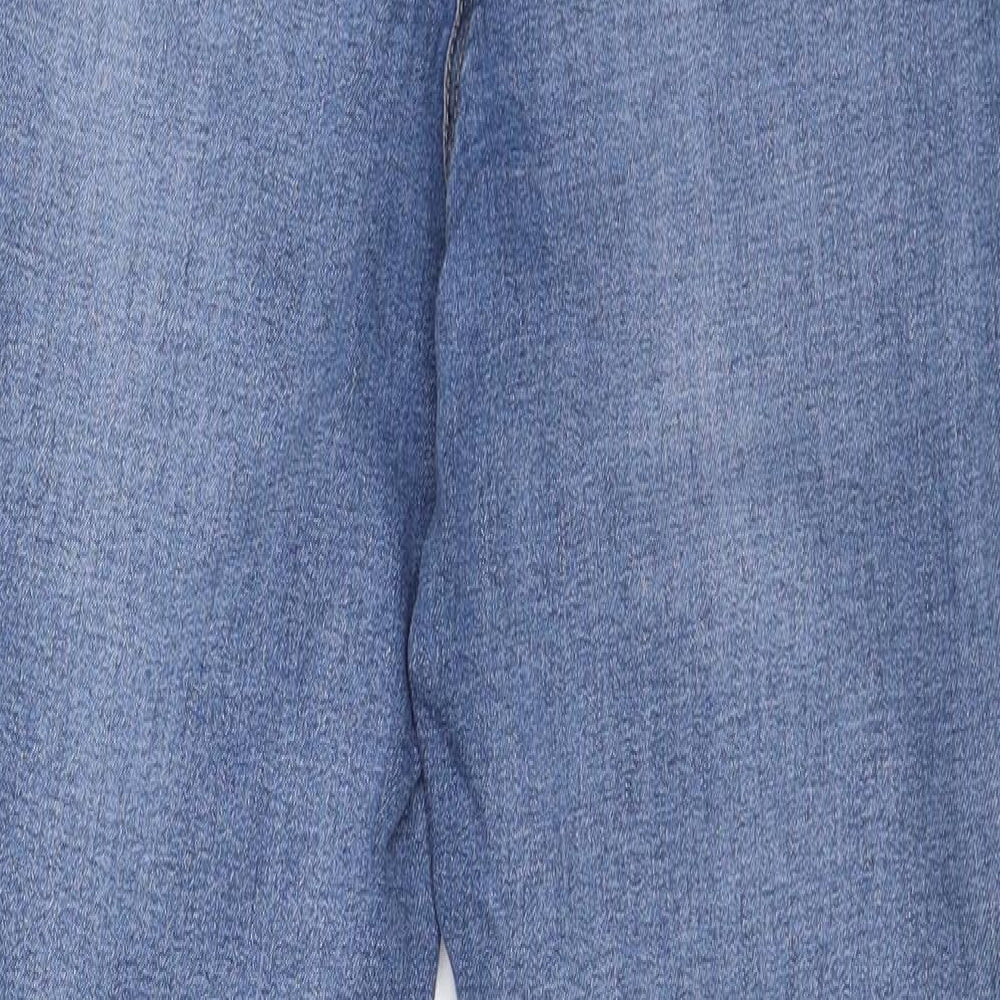 Preworn Womens Blue Denim Skinny Jeans Size 10 L25 in