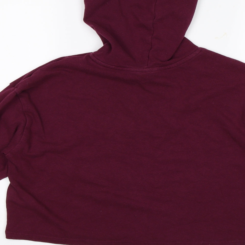 Divided Womens Red Pullover Hoodie Size S