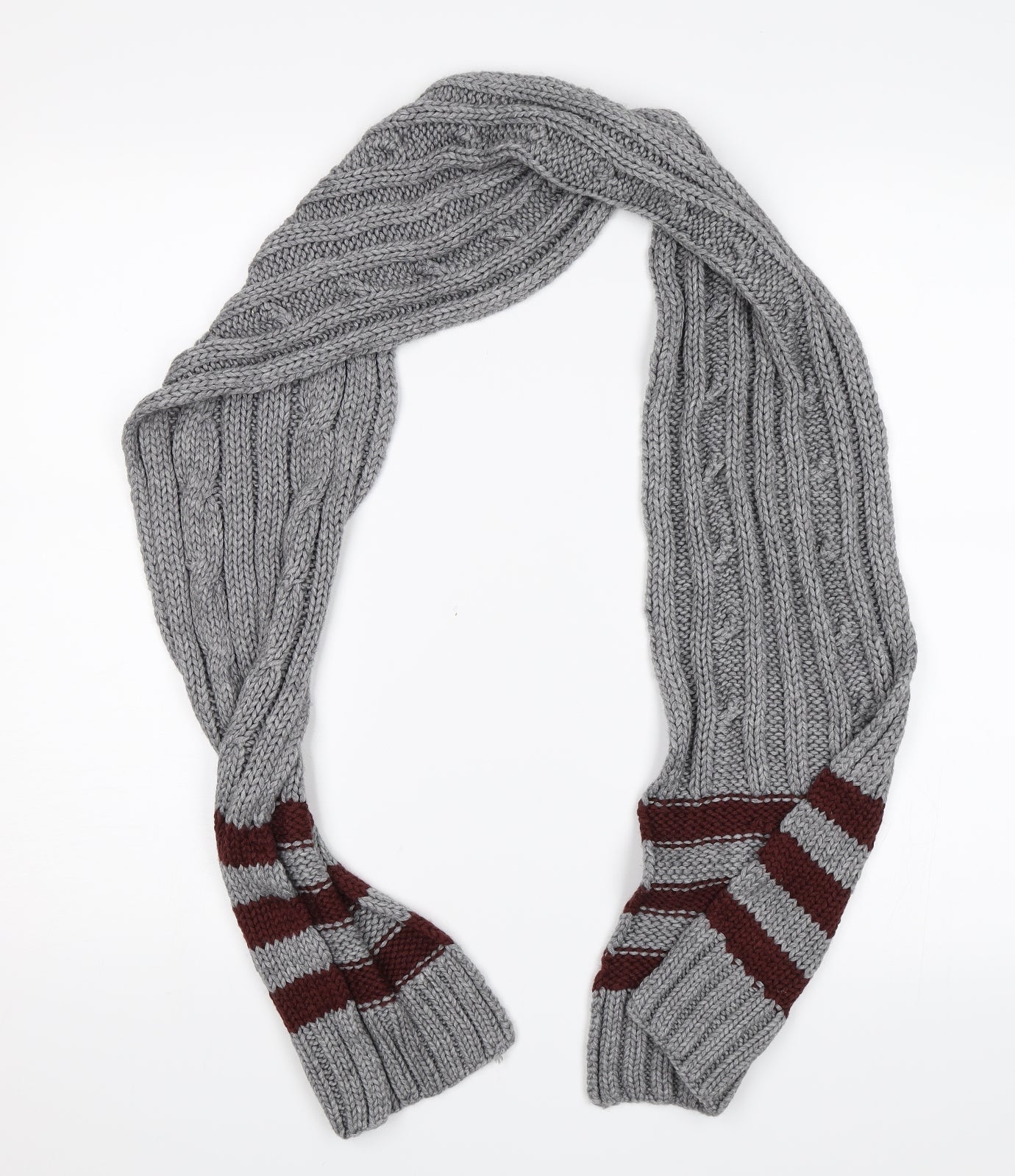 Preworn Unisex Grey Scarf